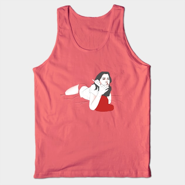 Chill Tank Top by @akaluciarts